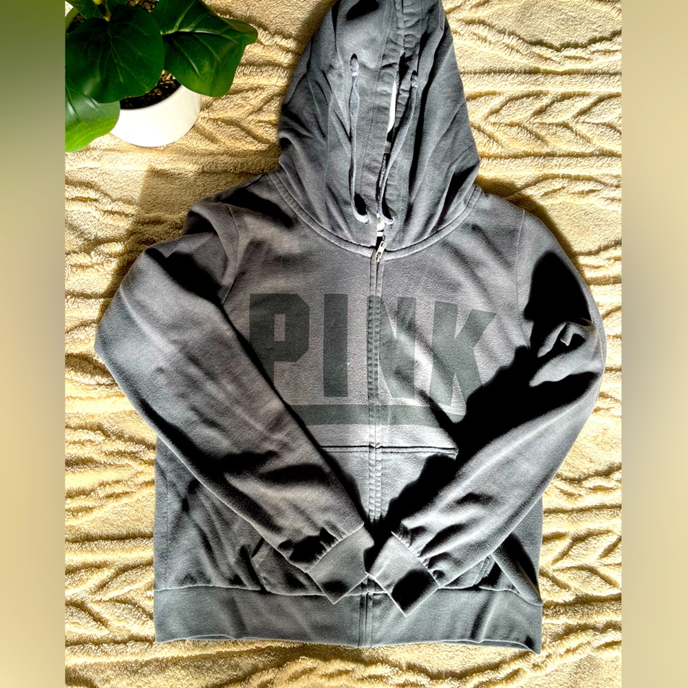 Pink zip up